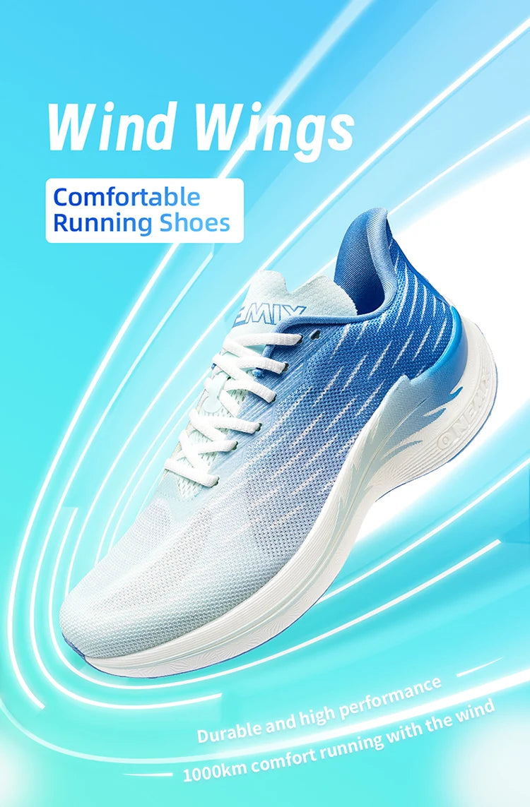 ONEMIX 2024 Air cushion Running Shoes  Breathable Outdoor Sport Sneakers Lightweight Athletic Jogging Walking Shoes