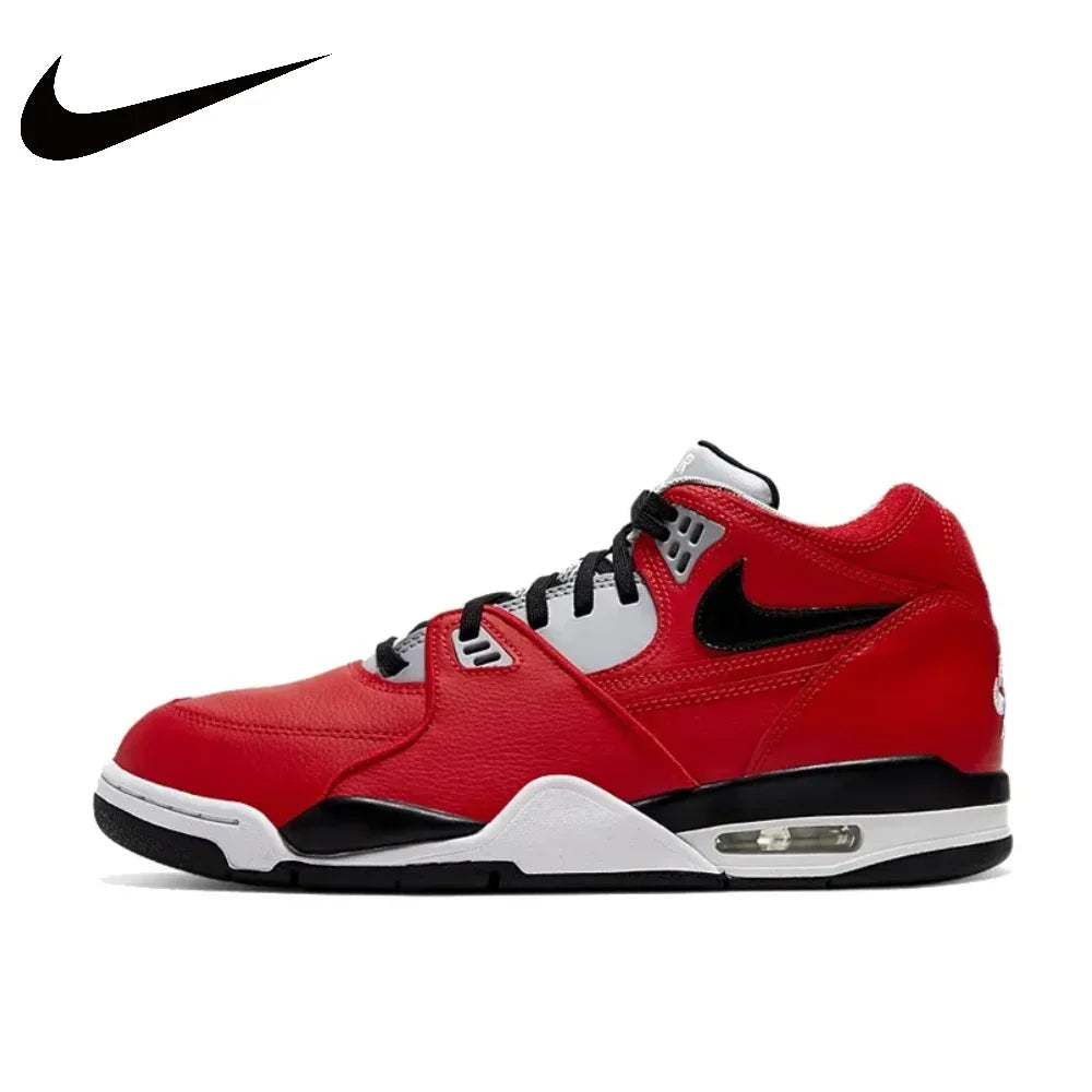 Nike Flight Legacy men's shoes mid jordan shoes 4 air cushion wear-resistant casual basketball trainers