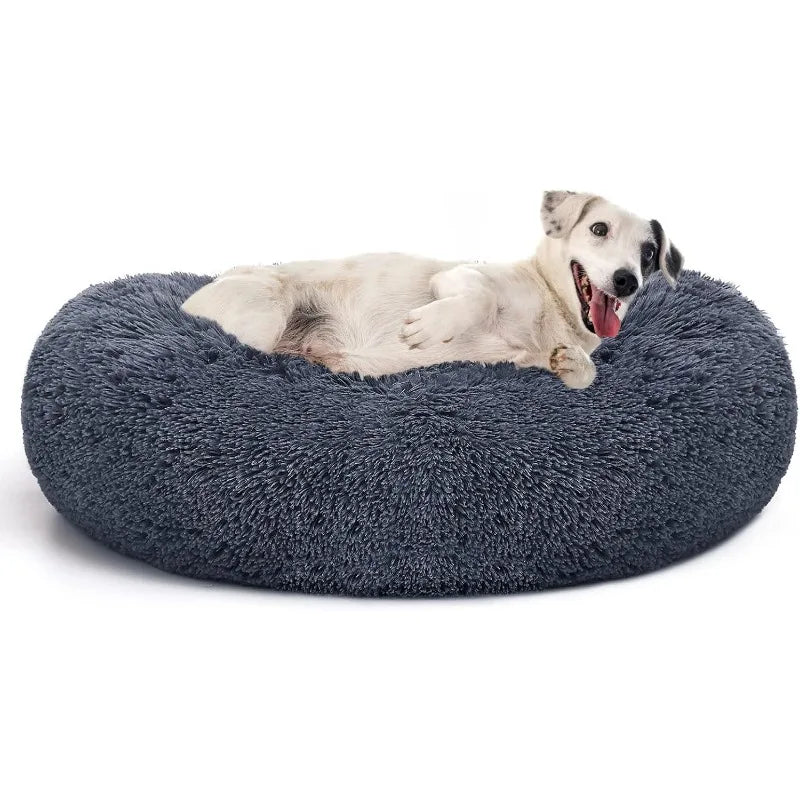 Orthopedic Dog Bed Comfortable Donut Cuddler Round Dog Bed Ultra Soft Washable Dog and Cat Cushion Bed (20''/23''/30'')