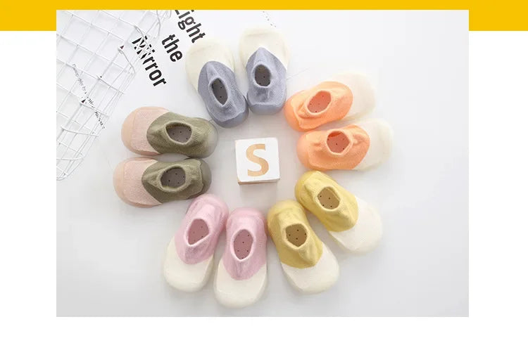 Baby Newborn Shoes Fashion Baby Socks Shoes Toddler First Walkers Boy Girl Toddler Shoes Anti-Slip Soft Rubber Shoe