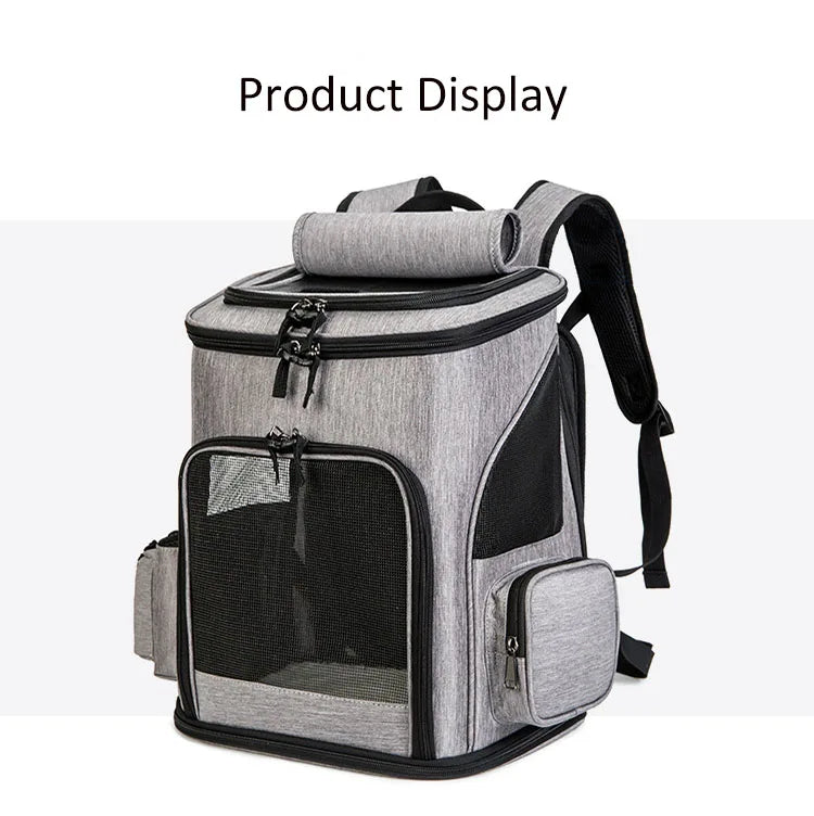 Astronaut Expandable Pet Backpack, Portable, Foldable, Transport, Travel Bag, Breathable Space Capsule, Cat and Dog Carrier