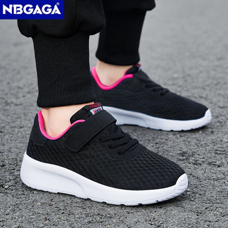 Sport Kids Breathable Sneakers Boys Sport Running Shoes Comfortable Children Girls Leisure Trainers School Mesh Walking Footwear