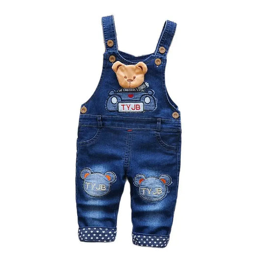 ARWEN & AJH GROUP  Jumpsuit Kids Overalls Boy GirlAutumn 2024 New Cute Cartoon Corduroy 0-3y Baby Long Pant Overalls for Children Trousers