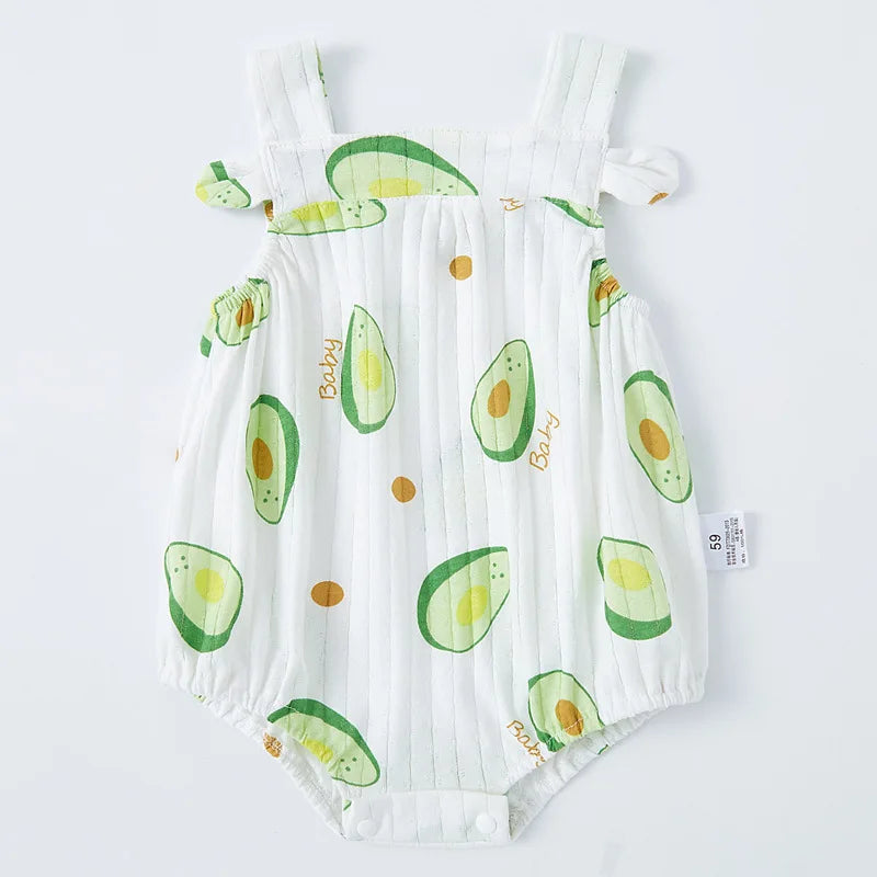 Newborn Baby Romper Straps Bodysuit Jumpsuit 100% Cotton Infant Climbing Outfit Summer Princess Costume Children Clothing A813