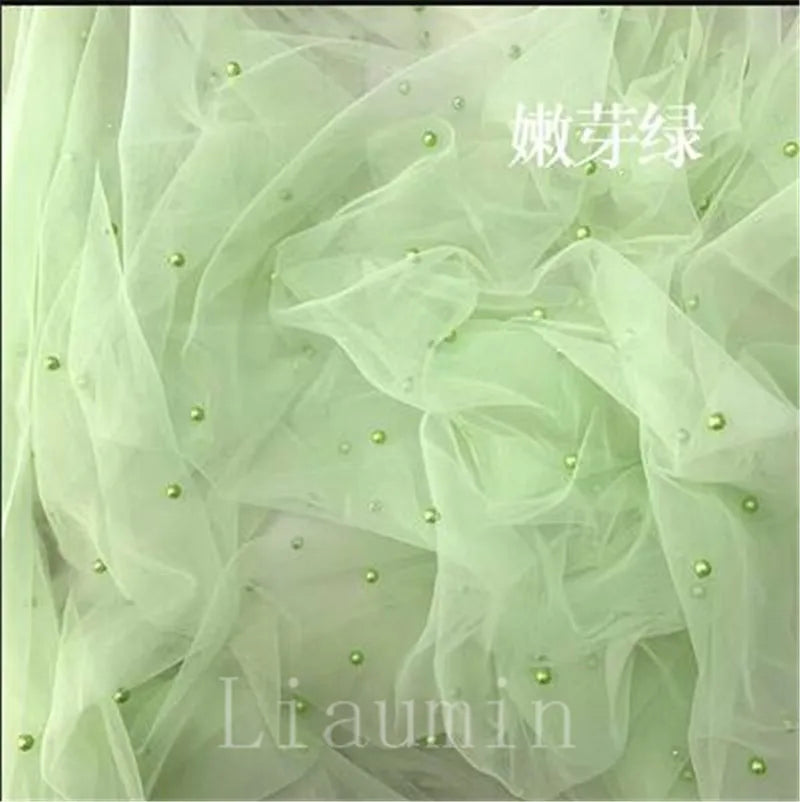 arwen & ajh group Kids Pearls Tulle Pageant Skirt Flower Girl Dress Chiffon Bow Sashes First Communion Clothing For Little Baby Princess Custom