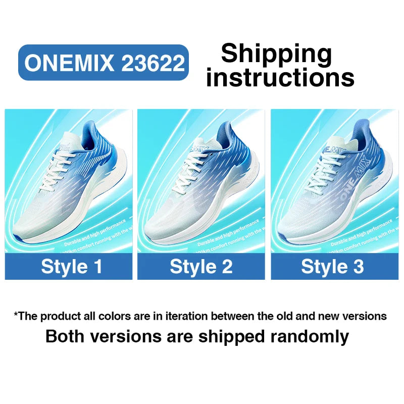 ONEMIX 2024 Air cushion Running Shoes  Breathable Outdoor Sport Sneakers Lightweight Athletic Jogging Walking Shoes