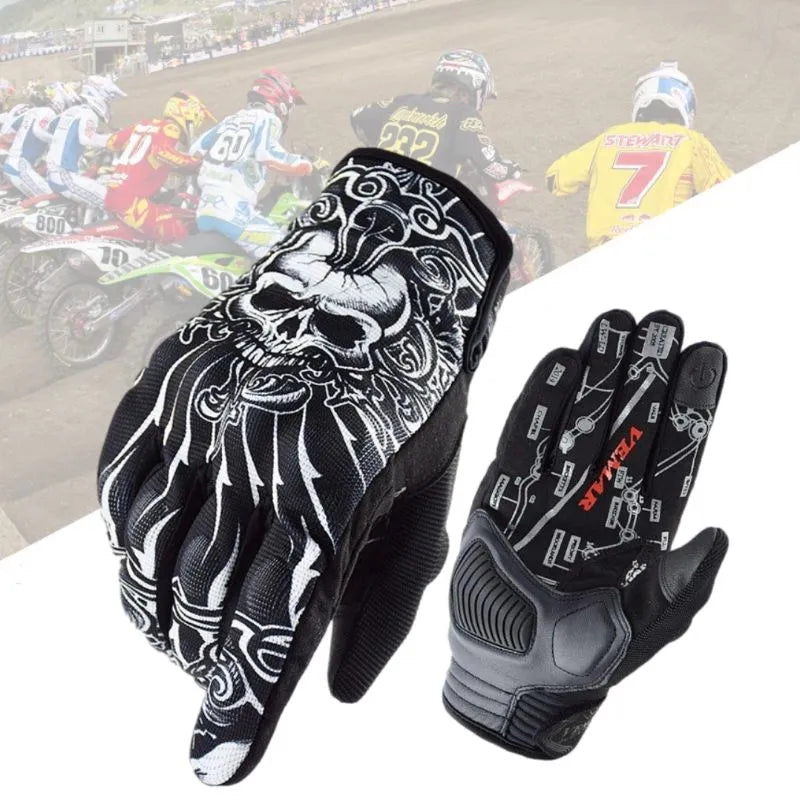 Summer Motorcycle Gloves For Men Breathable Antiskid Motocross Gloves Moto Biker Racing Motorcycle Accessories Gloves