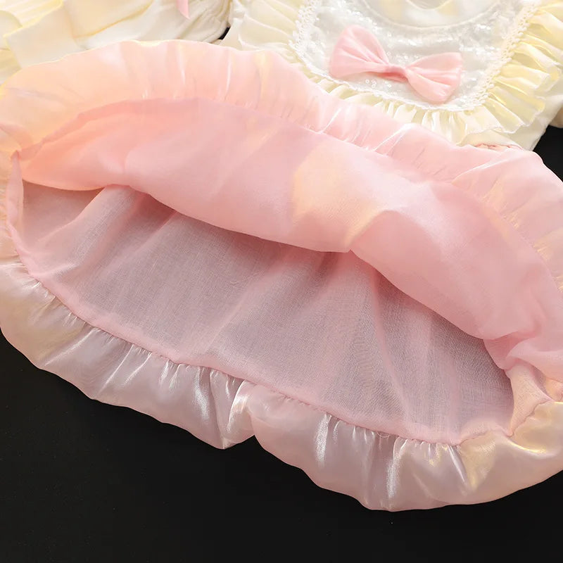 Girls Dresses Spring Summer 2024 Children Princess Dress For Baby Party Clothes Kids Birthday Costume Toddler Dress 1 To 6 Years