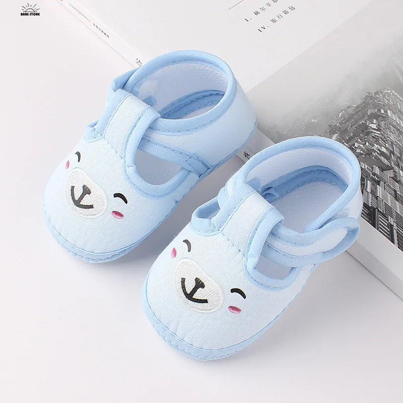 Newborn Cartoon Baby Shoes Kids First Walkers Soft Sole Boy Shoes Toddler Cartoon-Shoes Spring Autumn  Baby Girls Boys-Shoes