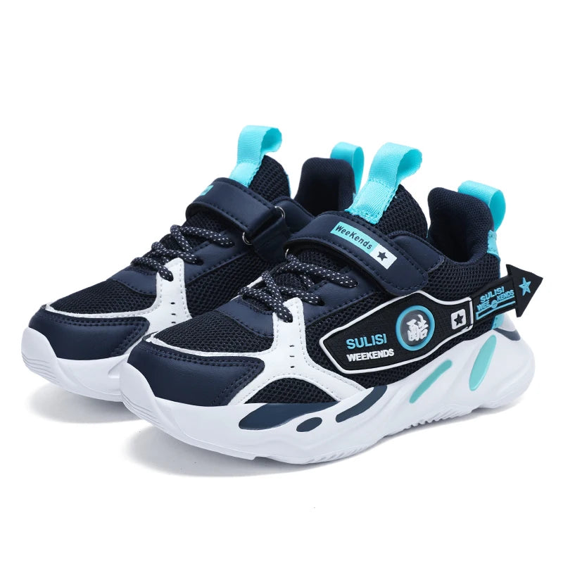 Fashion Boys' Shoes Breathable Mesh Children's Summer Casual Shoes Outdoor Non-slip Kids   Lightweight Sneakers Size 28-39