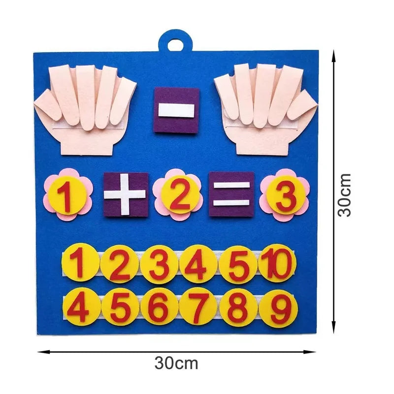 Mathematics Paste Board Math Toys Montessorian Toy Children Educational Pedagogical Learning Didactic Number Education Hobbies