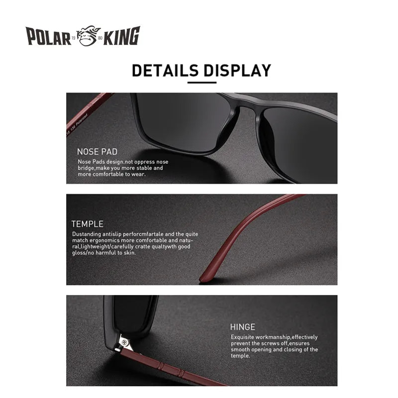 New Luxury Polarized Sunglasses Men's Driving Shades Male Sun Glasses Vintage Travel Fishing Classic Sun Glasses 400