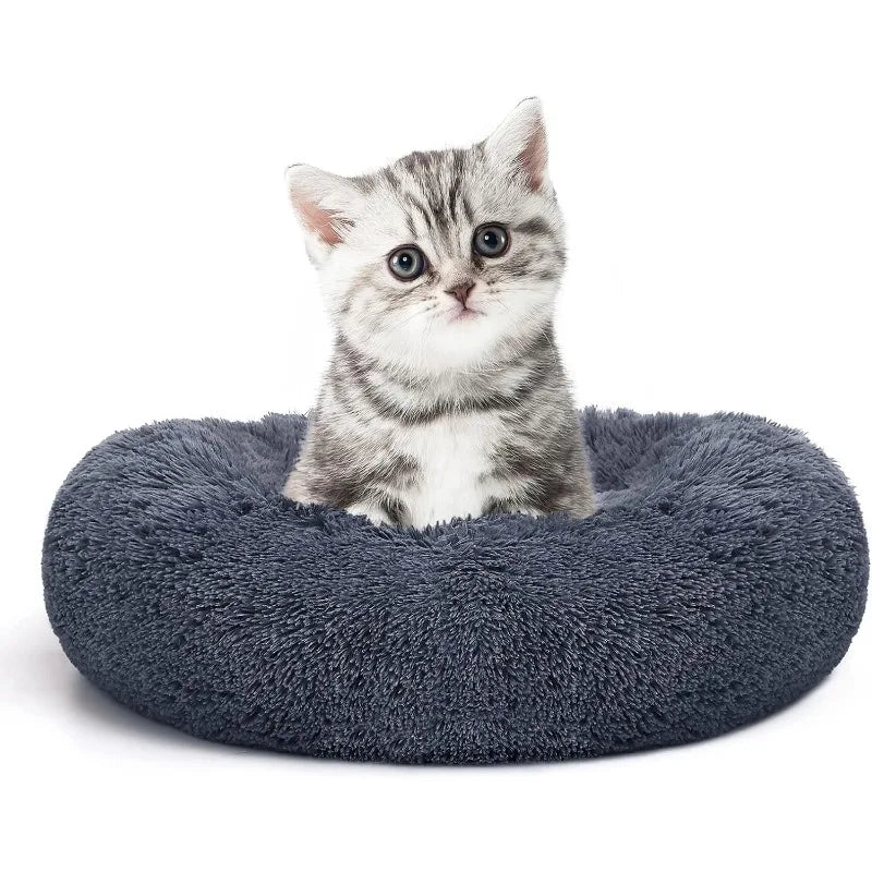 Orthopedic Dog Bed Comfortable Donut Cuddler Round Dog Bed Ultra Soft Washable Dog and Cat Cushion Bed (20''/23''/30'')