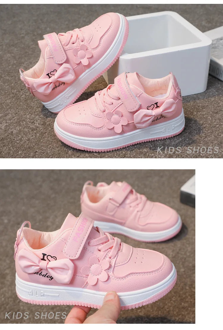 Girls' Sports Shoes 2024 Spring/summer New CUHK Children Students Children's Casual Skates Girls Running Shoes