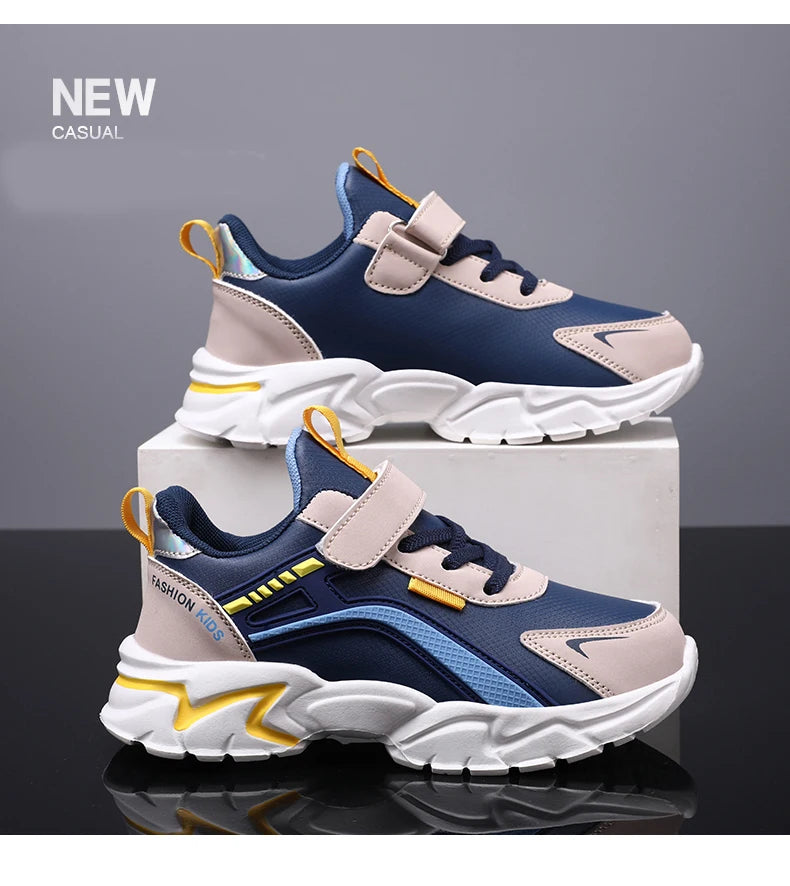 Kids Casual Boys Shoes Soft Sole Kids Shoes Non-slip Sneakers Shoes Outdoor Student's Children Pink Girls Sport Walking Footwear