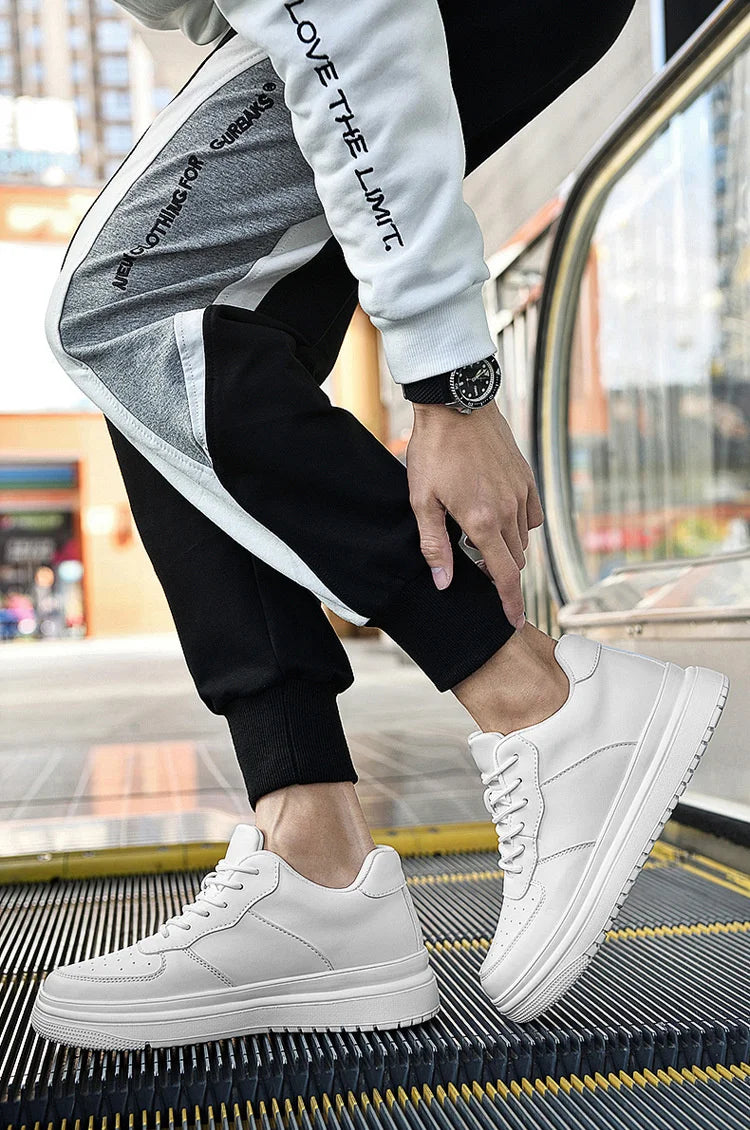 New Elevator Shoes Men Sneakers Summer Hidden Heels Heightening Shoes For Male Wedges Insole 6CM 8CM 10CM Casual Height Shoes