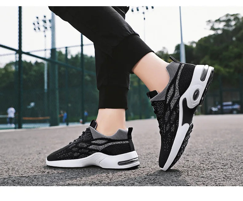 Hot New men Shoes trend men's shoes breathable lace-up running shoes Korean version light casual sports shoes