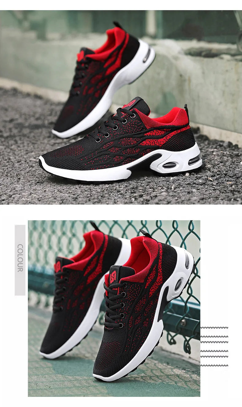 Hot New men Shoes trend men's shoes breathable lace-up running shoes Korean version light casual sports shoes