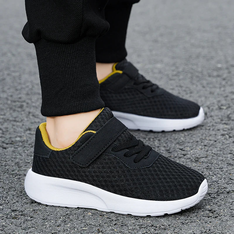 Sport Kids Breathable Sneakers Boys Sport Running Shoes Comfortable Children Girls Leisure Trainers School Mesh Walking Footwear