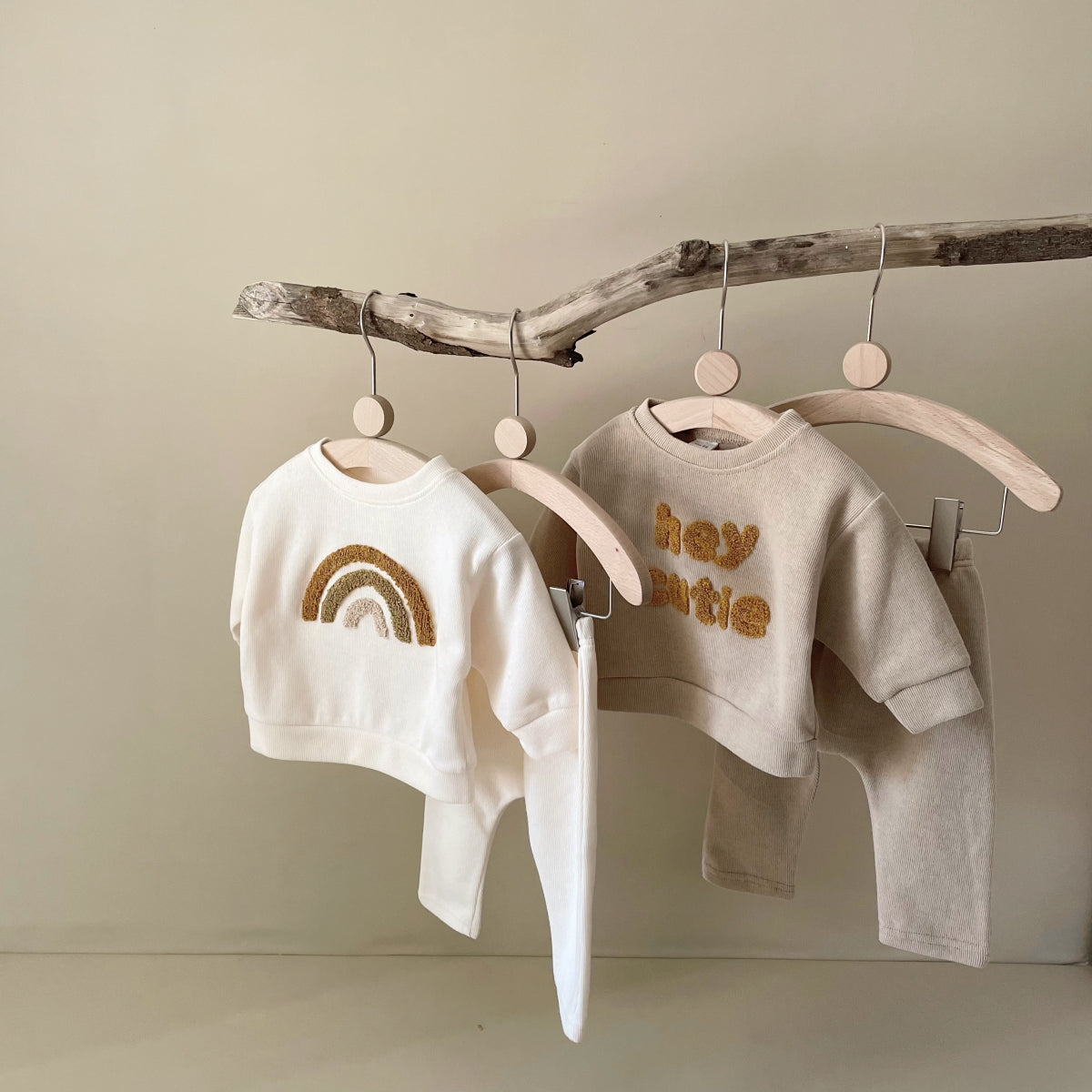 2023 South Korea Two Piece Casual Autumn Infant Set Boys and Girls Casual Long Sleeve Top+Loose Pants Newborn Baby Clothing Set