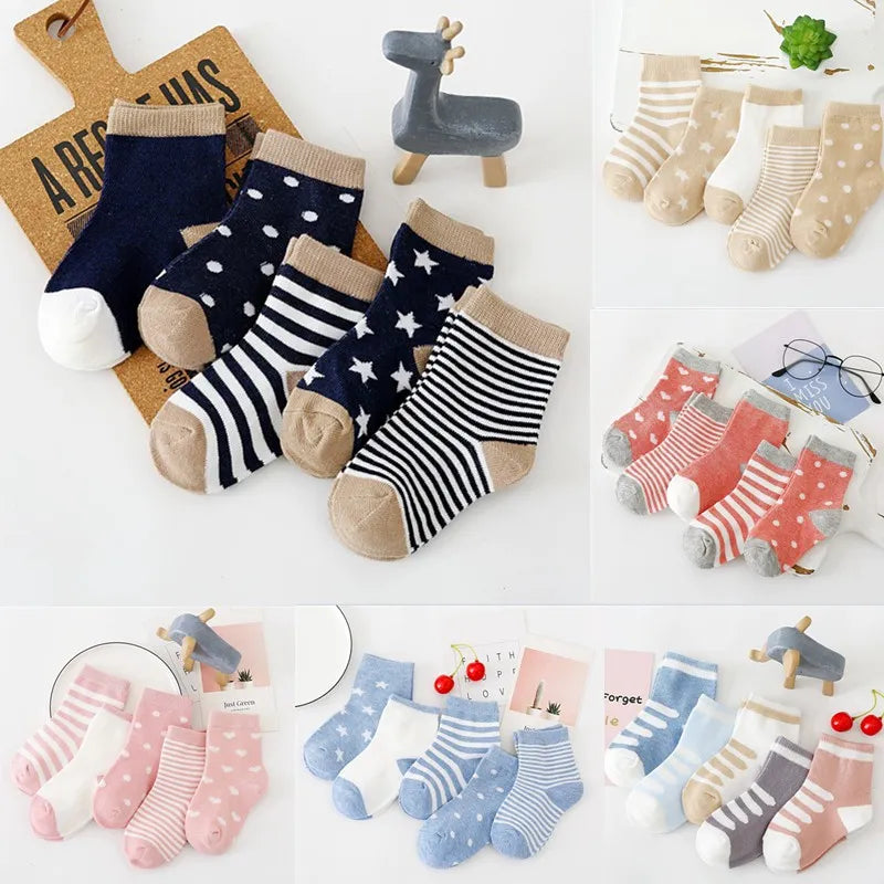 Baby Socks Cotton Spring Autumn Cartoon Animal Children's Sock Girls Cute Newborn Boy Toddler Kids Socks 0-6 Years