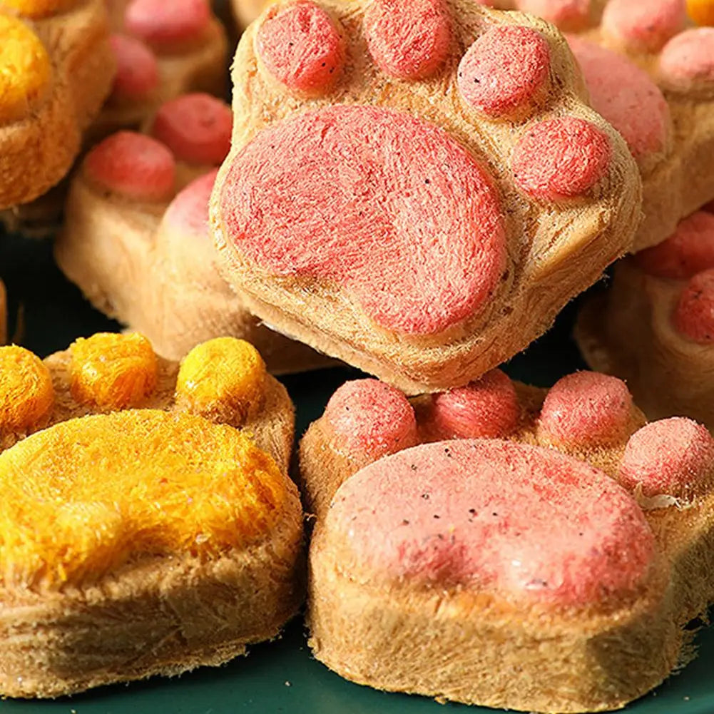 10pcs Cat Claws Freeze-dried With High-quality Meat Keep Healthy And Active Snacks For Cats Dogs Delicious Pet Supplies