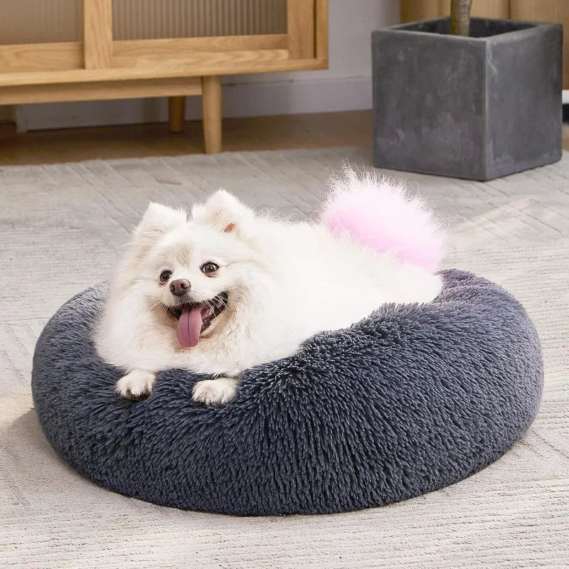 Orthopedic Dog Bed Comfortable Donut Cuddler Round Dog Bed Ultra Soft Washable Dog and Cat Cushion Bed (20''/23''/30'')