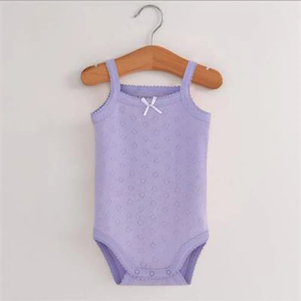 مجموعة اروين ARWEN&AJH GROUP 2024 Baby Cotton Sleeveless Rompers Clothes for 0-12-36M Newborn Girls Toddlers Kids One-pieces Bodysuits Summer Outfit for Kids 2023