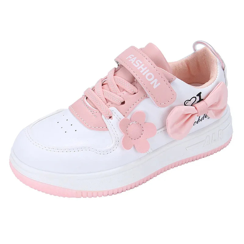 Girls' Sports Shoes 2024 Spring/summer New CUHK Children Students Children's Casual Skates Girls Running Shoes