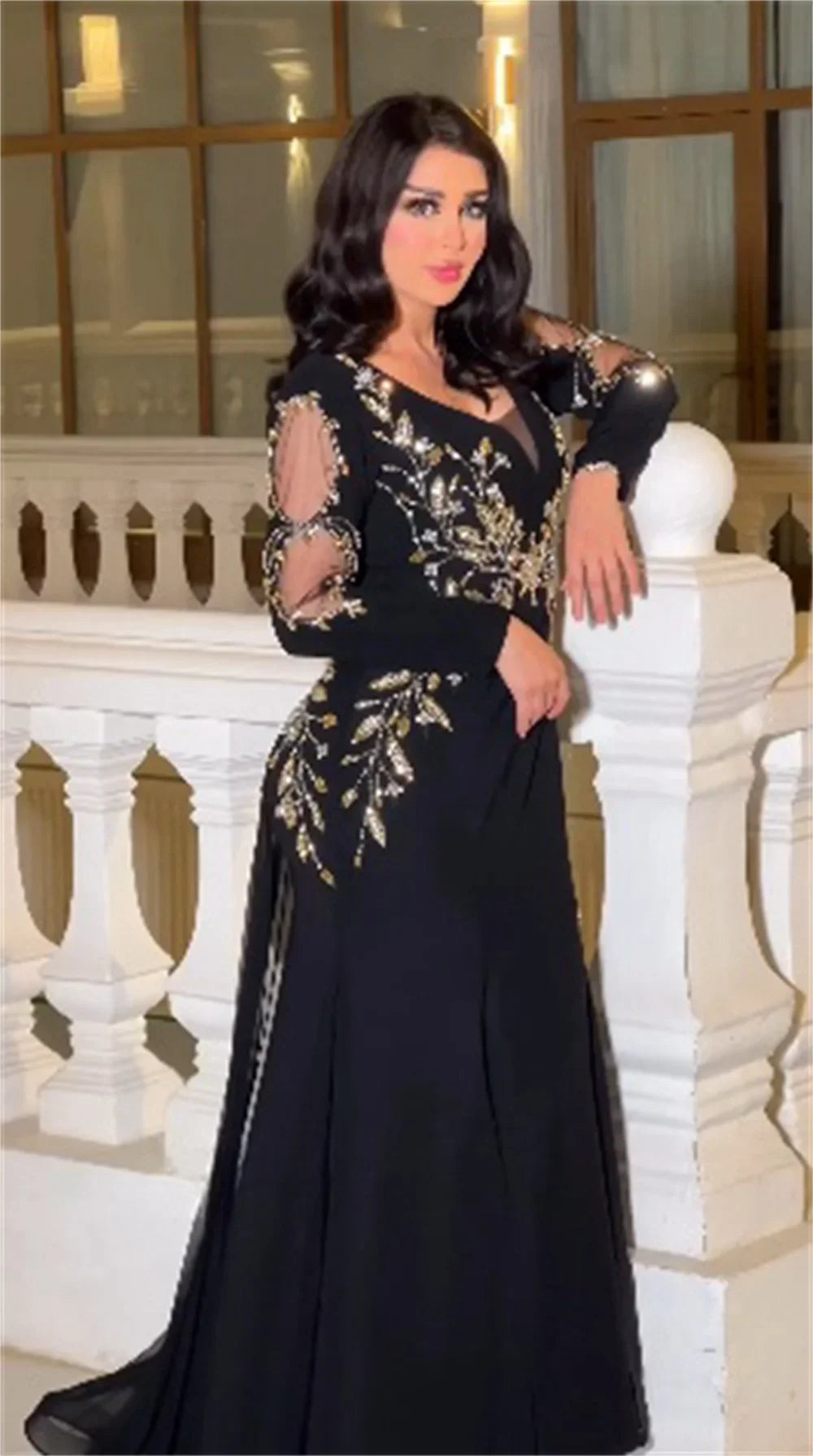 Formal Dress Saudi Arabia Dearin V-neck A-line Floor Length Skirts Draped Tulle Embroidery Bespoke Occasion Dresses Prom Evening