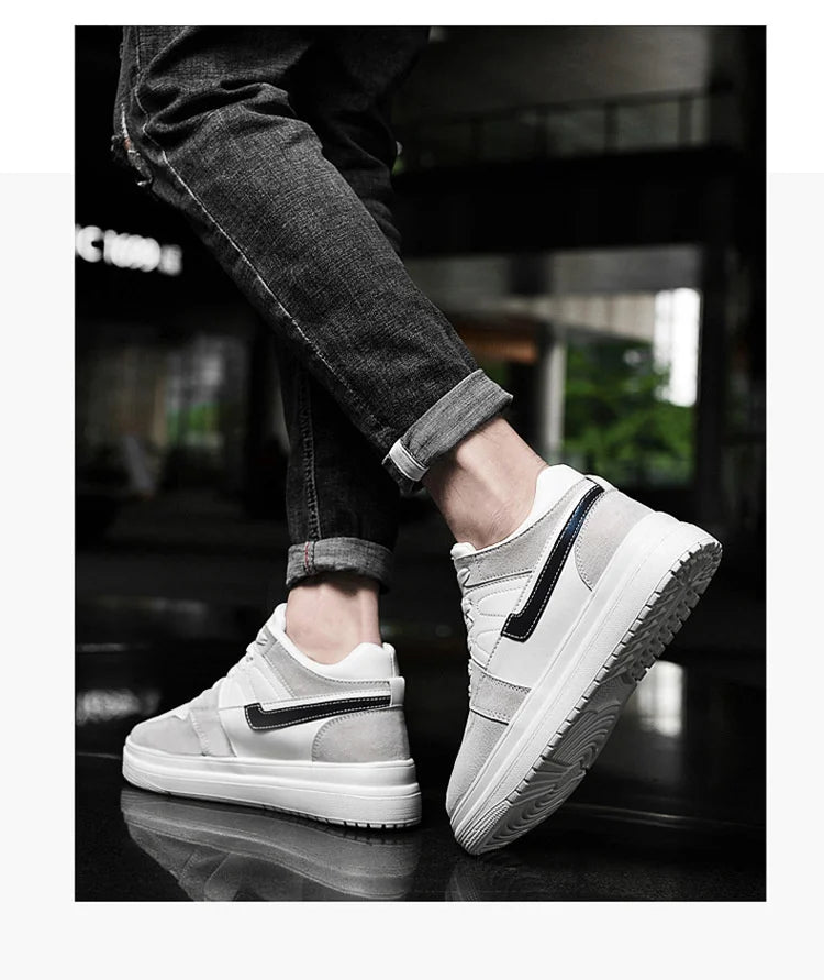 2023 Men Elevator Shoes heightening sneakers for men 6cm 8cm breathable height increased shoes for man sports shoes