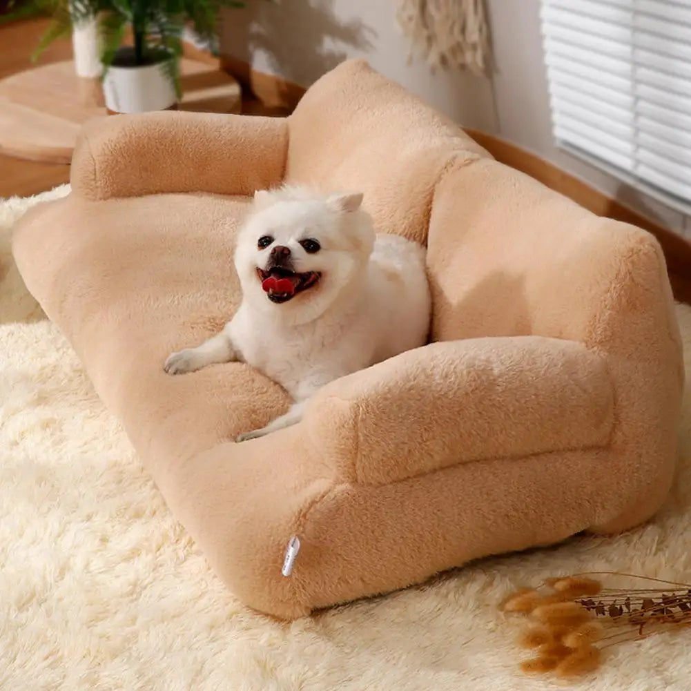 Luxury Cat Bed Sofa Winter Warm Cat Nest Pet Bed for Small Medium Dogs Cats Comfortable Plush Puppy Bed Pet Supplies