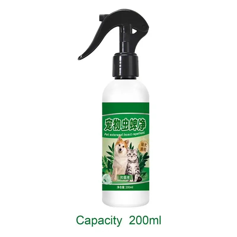 Dog Tick Spray 220g Flea & Tick Pet Spray Flea & Tick Aid Flea & Tick Home Spray Pet Supplies For Dogs Cats And Home