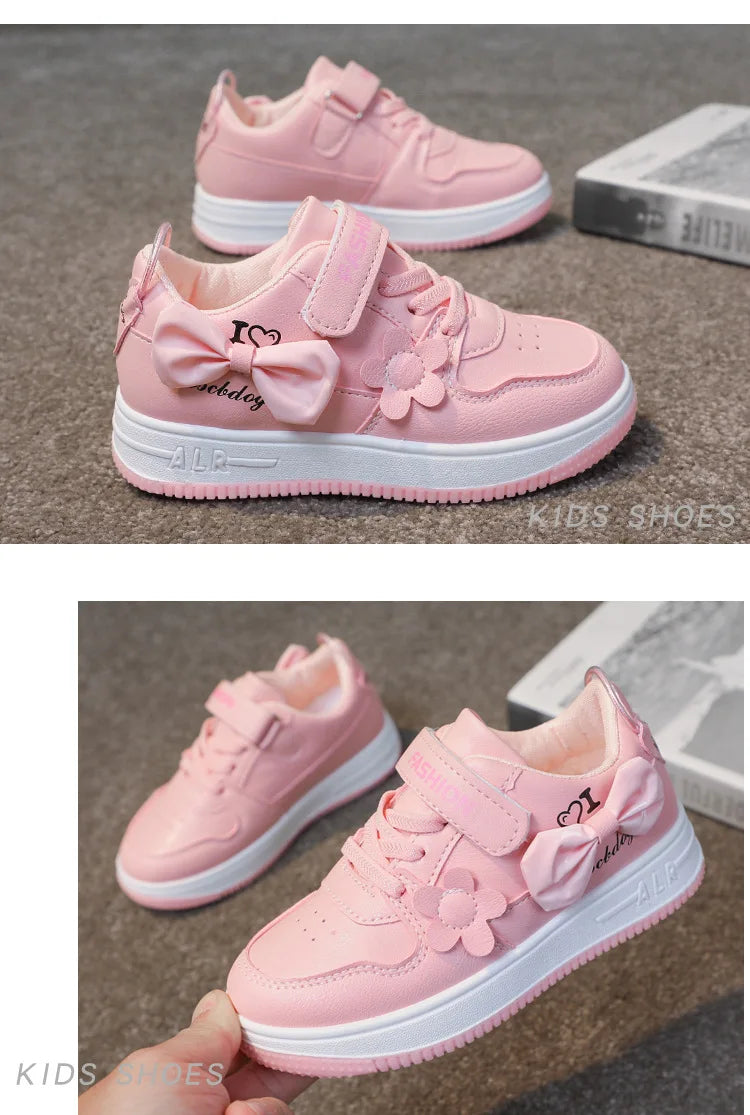 Girls' Sports Shoes 2024 Spring/summer New CUHK Children Students Children's Casual Skates Girls Running Shoes