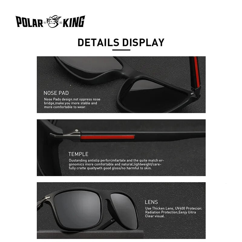 Design Brand New Polarized Sunglasses Men Fashion Trend Accessory Male Eyewear Sun Glasses