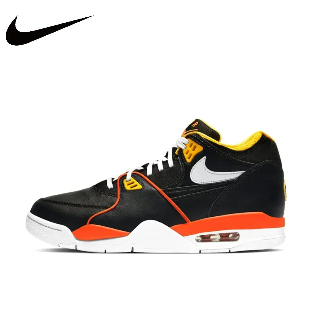 Nike Flight Legacy men's shoes mid jordan shoes 4 air cushion wear-resistant casual basketball trainers