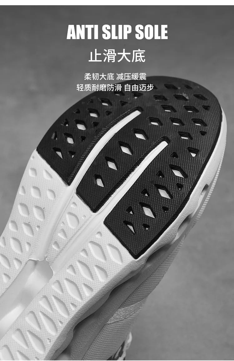 Men's leisure Sneaker Shoes For Man Mesh fashion black Sports Trainers Running Shoes Husband 2024 Summer Casual Sneakers comfort