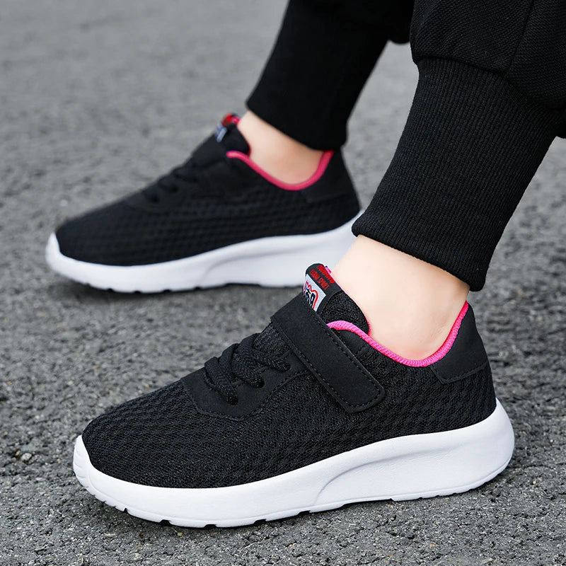 Sport Kids Breathable Sneakers Boys Sport Running Shoes Comfortable Children Girls Leisure Trainers School Mesh Walking Footwear