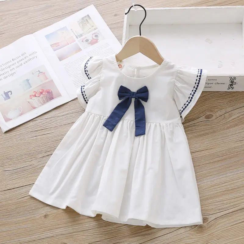 Baby Girls Dresses Summer 2022 Sleeveless Birthday Party Princess Dress Kids Sundress Dresses for 12M to 5Y Toddler Clothes