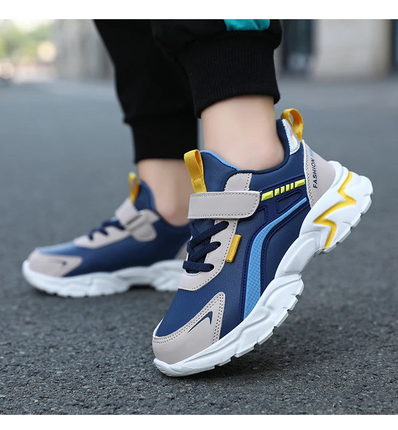 Kids Casual Boys Shoes Soft Sole Kids Shoes Non-slip Sneakers Shoes Outdoor Student's Children Pink Girls Sport Walking Footwear