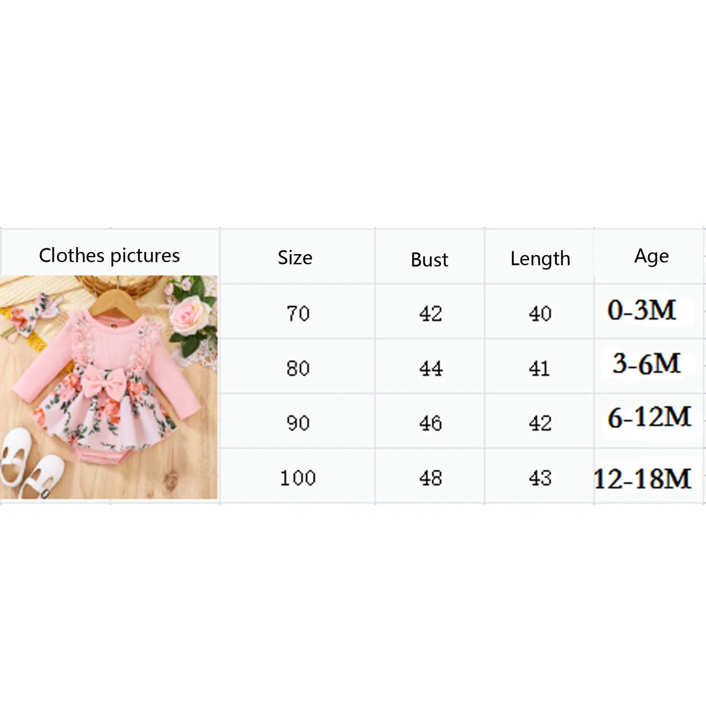 2pcs Infant Baby Girls Romper Dress Patchwork Flower Print Lace Sleeveless/Long Sleeve Crew Neck Front Bowknot Jumpsuit Headband