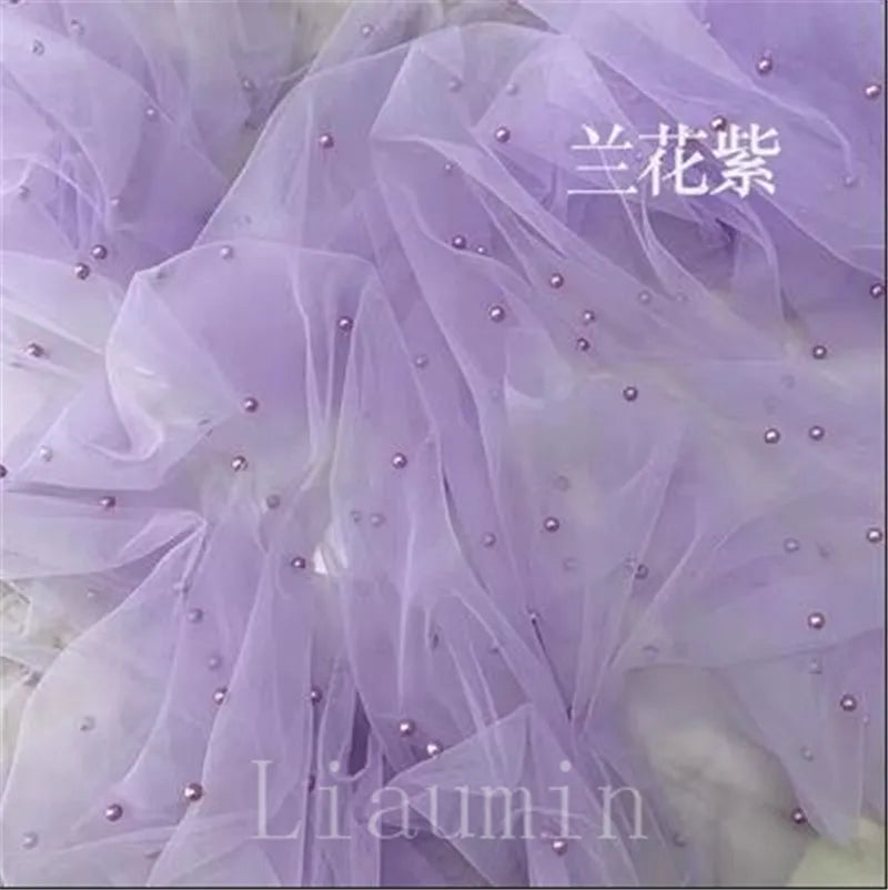 arwen & ajh group Kids Pearls Tulle Pageant Skirt Flower Girl Dress Chiffon Bow Sashes First Communion Clothing For Little Baby Princess Custom