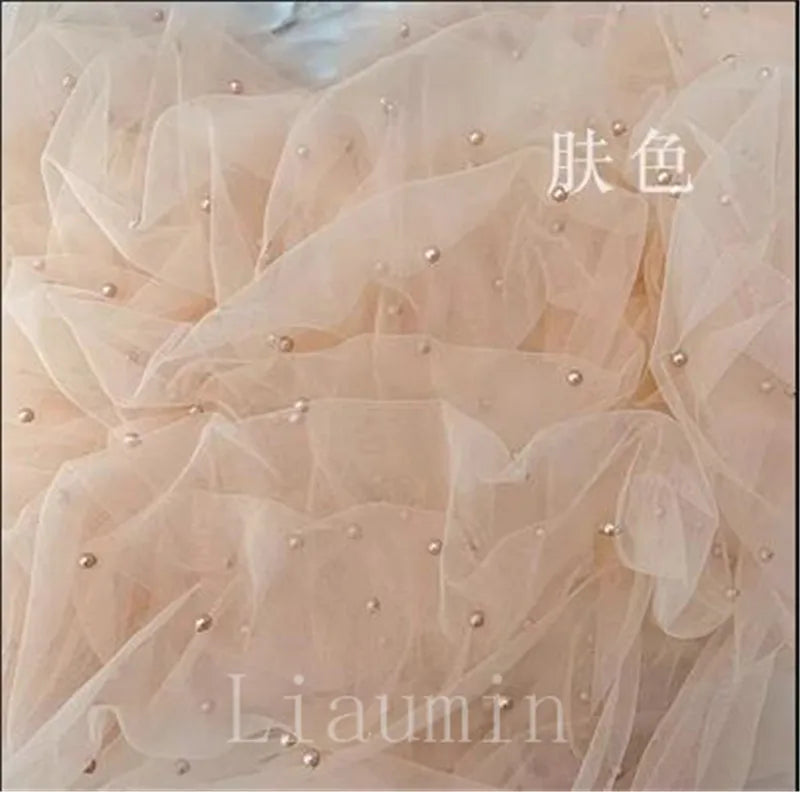 arwen & ajh group Kids Pearls Tulle Pageant Skirt Flower Girl Dress Chiffon Bow Sashes First Communion Clothing For Little Baby Princess Custom