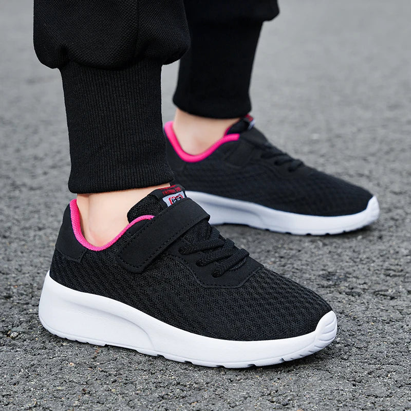 Sport Kids Breathable Sneakers Boys Sport Running Shoes Comfortable Children Girls Leisure Trainers School Mesh Walking Footwear