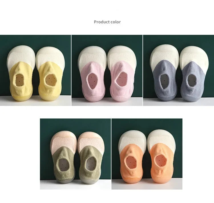 Baby Newborn Shoes Fashion Baby Socks Shoes Toddler First Walkers Boy Girl Toddler Shoes Anti-Slip Soft Rubber Shoe