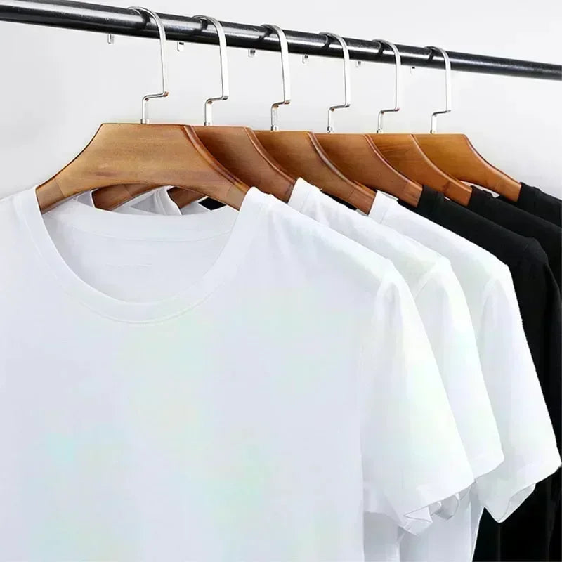 2024 New Loose Men T-shirts  Fashion Funny Print T Shirt  Retro Cool Design Street Short Sleeve Top Tee Casual  Cotton Clothing