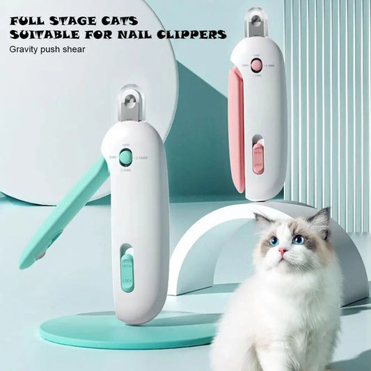 Pet Nail Clippers Dog Cat Nail Trimmer Labor-Saving Nail Convenient Nail Grinder Dog Grooming Care Supplies