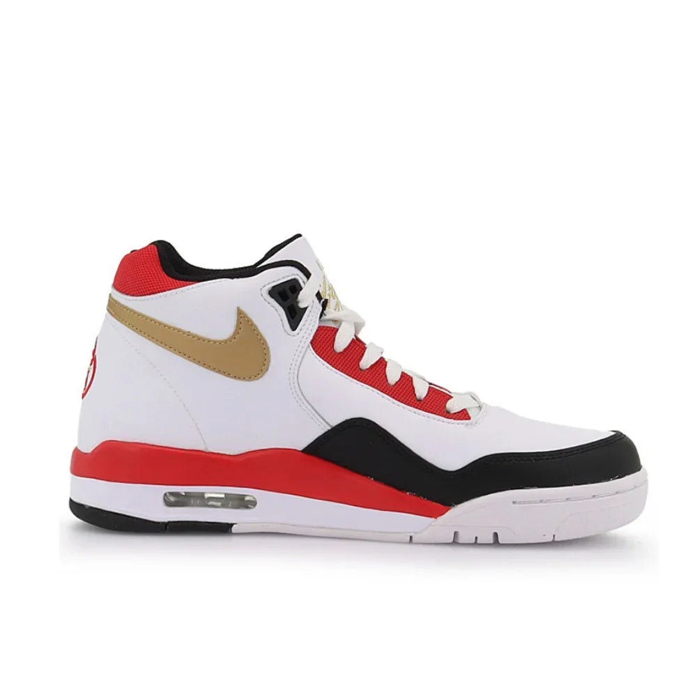 Nike Flight Legacy men's shoes mid jordan shoes 4 air cushion wear-resistant casual basketball trainers