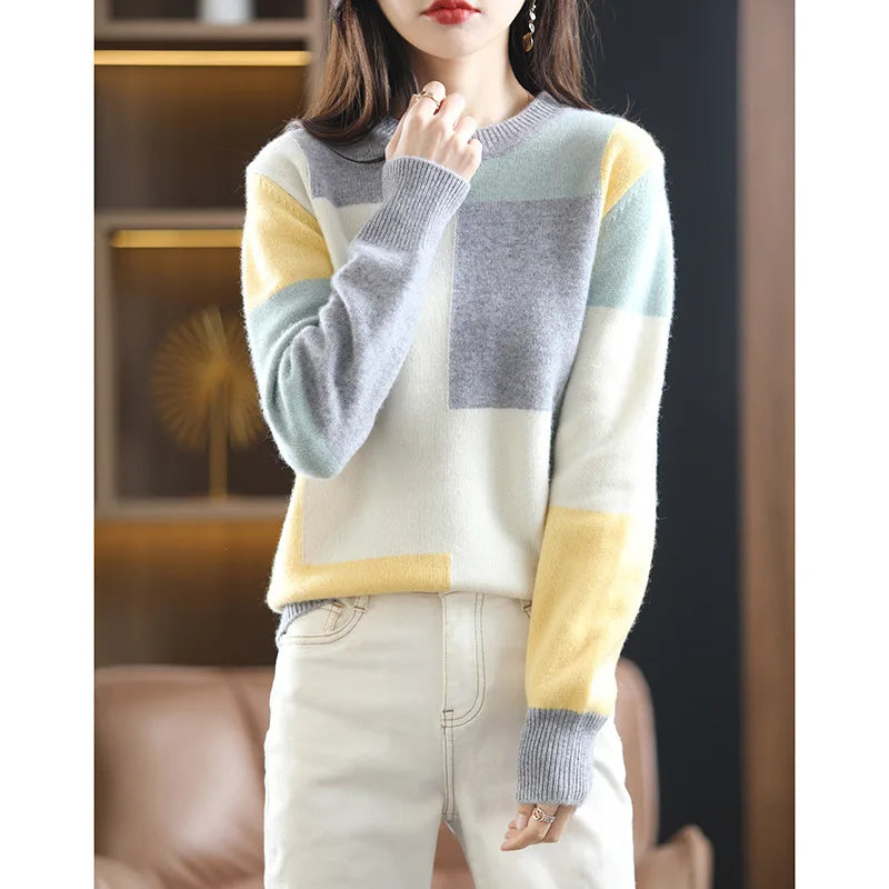 2024 Knit Women's Sweater Vrouw Truien Dames Pull Hiver Femme Chandails Frau Pullover Winter Clothes Knit Tops Women Sweaters