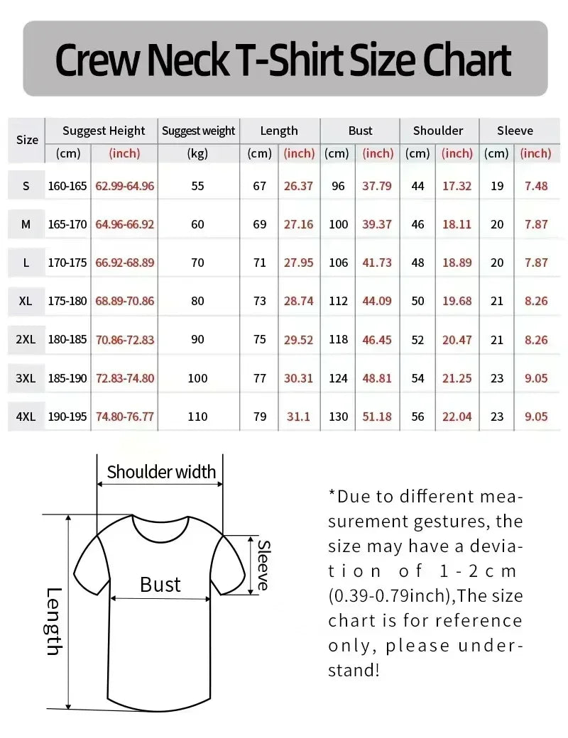 2024 New Loose Men T-shirts  Fashion Funny Print T Shirt  Retro Cool Design Street Short Sleeve Top Tee Casual  Cotton Clothing